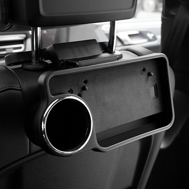 Portavasos De Coche Mesa plegable para coche, bandeja Universal para bebidas, soporte para bolígrafo, monedero, organizador de monedero de papel Likrtyny Accesorios para autos y motos