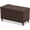 Brown, variant on 30 Inches Storage Ottoman Bench with Wooden Legs, Faux Leather Folding Ottoman Foot Rest, Storage Bench for Living Room, Hallway & Bedroom, Brown