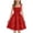 Red, variant on SHenli Girls Dresses Ruched Smocked Skirts Back Spaghetti Strap Dress Bow Summer Boho Beach Party Sundress