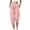 Pink, variant on cocolona Womens Casual Waffle Capri Pants Solid Color Elastic Waist Drawstring Workout Jogger Cropped Pants with Pockets