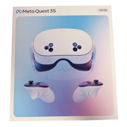 سماعة الواقع الافتراضي Meta Quest 3S 128GB الكل في واحد لحزمة العطلات 2025-2026، وحدات تحكم تعمل باللمس،شاشة 120 هرتز، صوت ثلاثي الأبعاد، أغطية للوجه والعدسات، أغطية واقية، مقابض تحكم