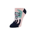 thumbnail image 2 of Airplus Holiday Spa Crew Sock Let's Go, Pink, Women's Medium, 5-10, 2 of 3