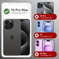 thumbnail image 2 of TEMOGU-Compatible with iPhone 16 Pro Max Case, Compatible with MagSafe, Liquid Silicone Case, 1 Screen Protector + 1 Len Protector, Full Body Protective Shockproof Phone Cover 6.9", Deep Gray, 2 of 4
