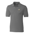 thumbnail image 2 of Men's Cutter & Buck Steel West Virginia Mountaineers Vault Advantage Tri-Blend Pique Big & Tall Polo, 2 of 3