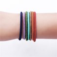 thumbnail image 2 of Unisex Bracelet Solid Color Handmade Rope Braided Lucky Bangle Jewelry for Party, 2 of 7