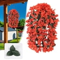 thumbnail image 2 of Artificial Faux Bougainvillea Flowers Plants for Outdoor Decoration,Fake Silk Long Trailing Vines UV Resistant Realistic for Front Door Porch Planter Patio Balcony, 2 of 9
