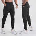 thumbnail image 4 of Men's Casual Pants Men's Outdoor Work Pants Multi Pocket Cargo Casual Pants Joggers Trousers Hiking Travel Pants Cargo Pants Stretch Sweatpants Streetwear, 4 of 5