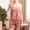 Brown, variant on Royisotas Womens Soft Pajamas Sleepwear Casual Sleeveless Solid Color Silk Lace Lounge sets for Ladies Fashion