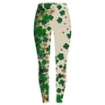 thumbnail image 6 of QETYUW St Patricks Day Yoga Pants Women Stretchy High Waisted Leggings Plus Size Moisture Wicking Yoga Pant Pilates Casual Leggings, 6 of 7