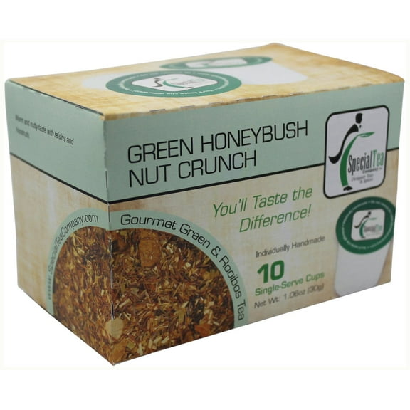 Special Tea Honeybush Nut Crunch Green and Rooibos Tea Single Serve Cups