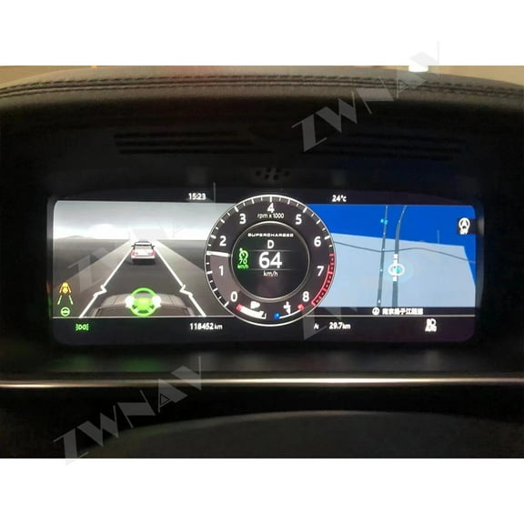 ZWNAV 12.3 inch car LCD digital instrument panel instrument cluster speedometer suitable for Jaguar XE 2018  LCD Instrument Cluster