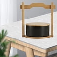 thumbnail image 3 of Soporte de madera BLESIY para cupcakes y bandeja de almacenamiento con asa y tapa, 3 of 6