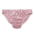 thumbnail image 1 of huanledash Lady Panties Low Waist Bouncy Solid Color No Constraint Comfortable Anti-peeking Soft Silky Pure Color Women Underpants for Inner Wear, 1 of 8