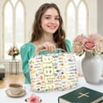 thumbnail image 6 of Floral Bible Cover Case for Women,Large Bible Tote Bags Chenille Letter Zippered Book Cover Carrying Case with Handle and Pockets ,Bible Study Supplies Accessories Christian Gifts for Women, 6 of 7