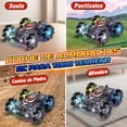 thumbnail image 5 of Remote Control Car, RC Car Toys for Boys 5 6 7 8 9 10 Year Old,  Double Sided RC Car with Gesture Sensing & Cool Light, 2.4Ghz RC Stunt Car for Kids Outdoor Toys, 5 of 10