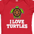 thumbnail image 4 of Inktastic I Love Turtles Boys or Girls Baby Bodysuit, 4 of 5
