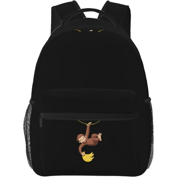 Curious George Rucksack, Anime Backpack, Lightweight,, Travel, Multifunctional, Unisex, Celebration, Present, Rucksack