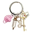 thumbnail image 4 of lanema Nurse Keychain Doctor Medical Tool Stethoscope Face for Key Nurse Medical Keychain Souvenir Jewel, 4 of 13