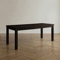 thumbnail image 5 of Furniture of America Sinuata Wood Rectangle Dining Table in Antique Black, 5 of 9