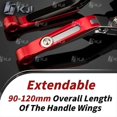thumbnail image 5 of Para Honda CBR650F CBR 650F 2013-2019 Palanca de embrague Juego de palanca de freno Palancas de mango plegables ajustables Accesorios de motocicleta Piezas Motor Vehículo Freno Ser Negro, 5 of 5