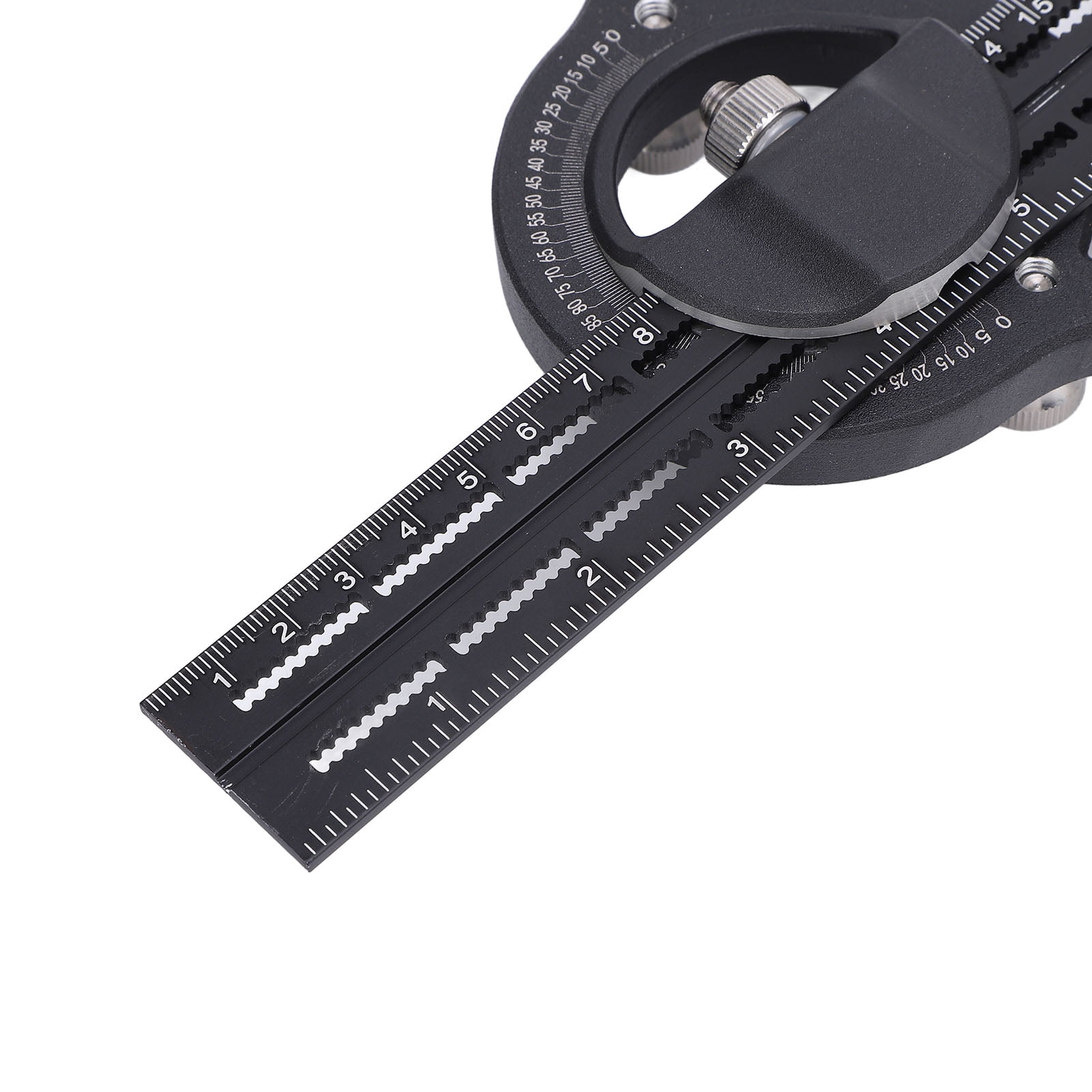 Nieyigj Combination Angle Ruler Multi Function Movable Woodworking Horizontal Universal Vernier Bevel Protractor 12 inches / 300mm Black