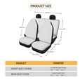 thumbnail image 7 of FOR U DESIGNS Boho Mandala Dragonfly Pattern Car Seat Cover Anti-Slip Front Seats and Rear Bench Seat Easy to Stall Split Bench Rear Seat Universal Fit Seat Covers for Vehicle SUV Truck, 7 of 7