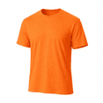 thumbnail image 5 of GOLDENROW Pure Dry Fit Poly T-Shirt, Men's Short Sleeve 100% Polyester Tee, Neon Orange, M, 5 of 5