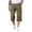 Yellow, variant on BADHUB Men's Big and Tall Cargo Capris Stretch Lightweight Shorts Casual Workwear Pant with Multi Pockets Khaki 2XL