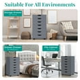 thumbnail image 6 of Naomi Home Debbie 7-Drawer Storage Cabinet for Home or Office, Grey, 1 Unit, 6 of 10
