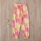 thumbnail image 3 of Odeerbi 4-12 Años Niñas Tie-Dye Pantalones Verano Casual Transpirable Cintura Elástica, 3 of 7
