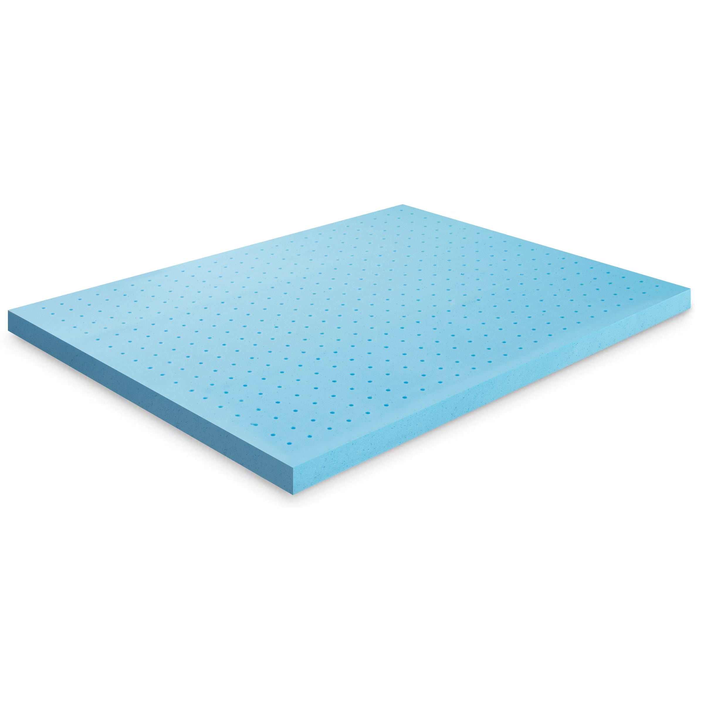 Subrtex 2" Memory Foam Mattress Topper Gel Infused Mattress Pad, Twin