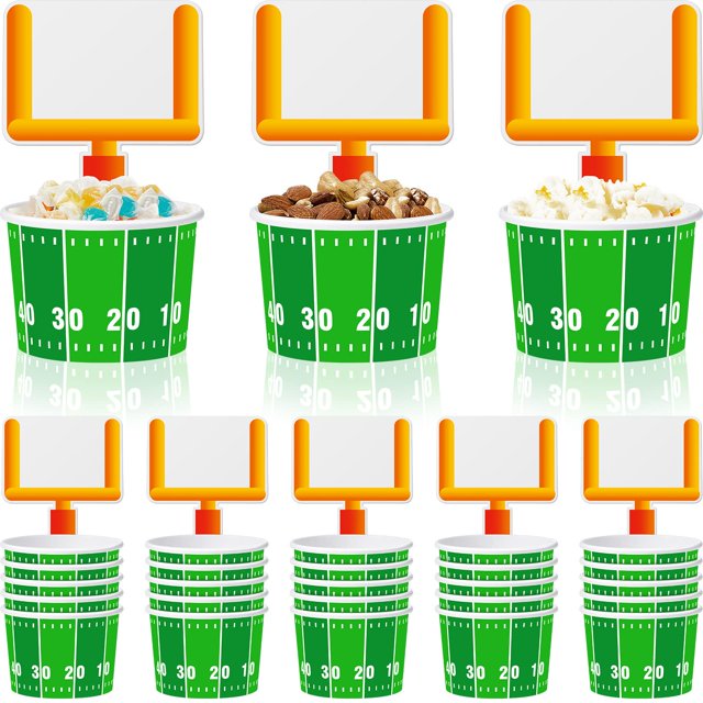 Juego de bolos de fútbol Suclain, papel desechable, 240 ml (24 unidades)