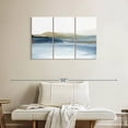 thumbnail image 2 of Elephant Stock Luminosity Wall Art - Horizontal Multi Panel Canvas - Living Room Wall Decor - Abstract Multi Panel - Blue And Brown Decor By Allison Pearce - 38" x 24", 2 of 8