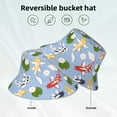 thumbnail image 2 of Balery Colorful Koi Fish Sombreros para el sol para hombre y mujer, sombrero de pescador con UPF 50+, 2 of 6