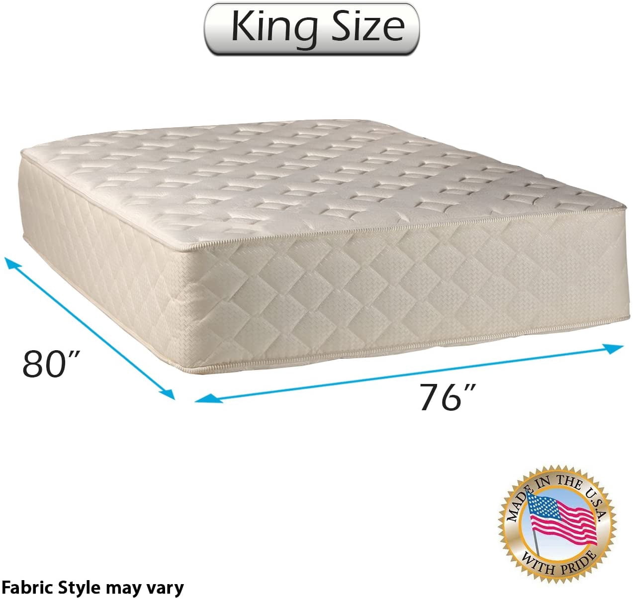 Dream Solutions USA 14" Double-Sided Innerspring Mattress, King