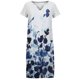 thumbnail image 4 of Vestidos de manga corta para mujer Vestido de tirantes con estampado de flores a la moda Vestido con cuello en V hasta la rodilla Pompotops ghjkhdj16752, 4 of 5