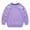 Purple, variant on XYIJANI Cute Hoodies Newborn Toddler Boys Girls Solid Color Long Sleeve Round Neck Pullover Sweatshirt Threaded Neckline (Black,90)
