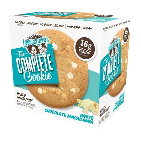 Lenny & Larry's The Complete Cookie, White Chocolate Macadamia, 16g Protein, 4