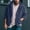 Navy, variant on Dpytoraw Men's Casual Autumn/winter Hooded Zipper Long Sleeved Pocket Jacket Loose Warm Everyday Trench Coat