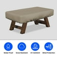 thumbnail image 3 of COVERS&ALL Air Hockey Table Covers, Made of 12 Oz Waterproof & UV-Resistant Cover Max Fabric, Suitable for Indoors/Outdoors (88" W x 44" D x 15" H, Beige), 3 of 7