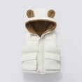 thumbnail image 2 of Ruyang Toddler Boys Girls Puffer Vest Padded Warm Sleeveless Fleece Jacket Winter Water-proof Zip Up Hooded Gilet Coat, 2 of 4
