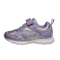 thumbnail image 2 of Disney Frozen Ii Girls Sneakers with Two White Lights, Purple, Size: 9, 2 of 8
