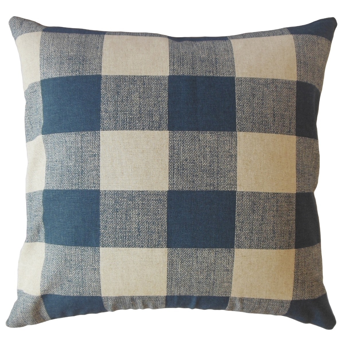 The Pillow Collection  Oormi Plaid Decorative Throw Pillow Black Euro Square - image 5 of 5