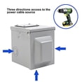thumbnail image 4 of RVGUARD 50 Amp 125/250 Volt RV/EV Power Outlet Box, Enclosed Lockable Weatherproof Outdoor Electrical NEMA 14-50R Receptacle Panel, ETL Listed, 4 of 6
