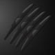 thumbnail image 4 of 4 tiras protectoras anticolisión para coche, pegatinas para barra, accesorios de protección lateral Negro, 4 of 5