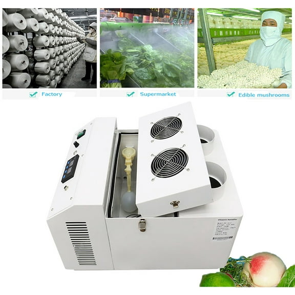 INTBUYING Ultrasonic Industrial Humidifier Cooler Sprayer Commercial Industrial Grade Continuous Atomized Humidifying Maker Humidifier 15KG/H