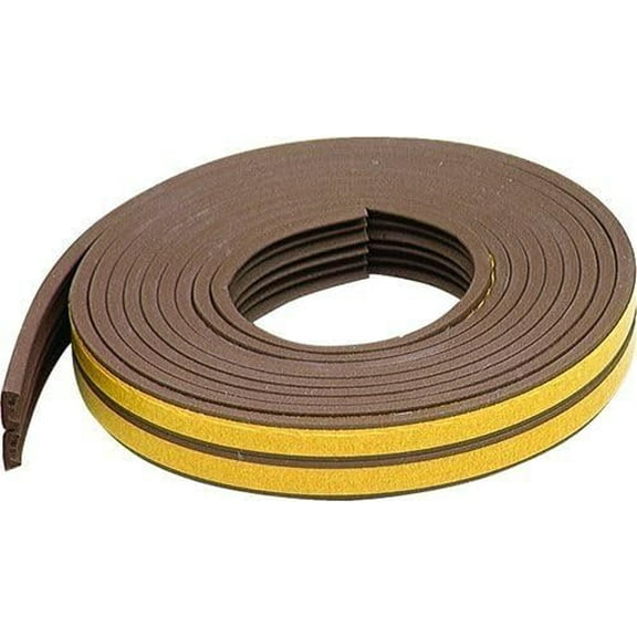 Weathrstrp Rubber 17'Brn