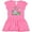 Raspberry with Polka Dots, variant on Inktastic Happy Easter Cute Easter Bilby Girls Baby Dress