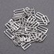 thumbnail image 4 of RomaMX 40pcs Sujetador Hebilla de ajuste Correa Diapositivas Ropa interior Hebilla Clips de costura Ganchos de cierre para mujeres y niñas (Plata), 4 of 8