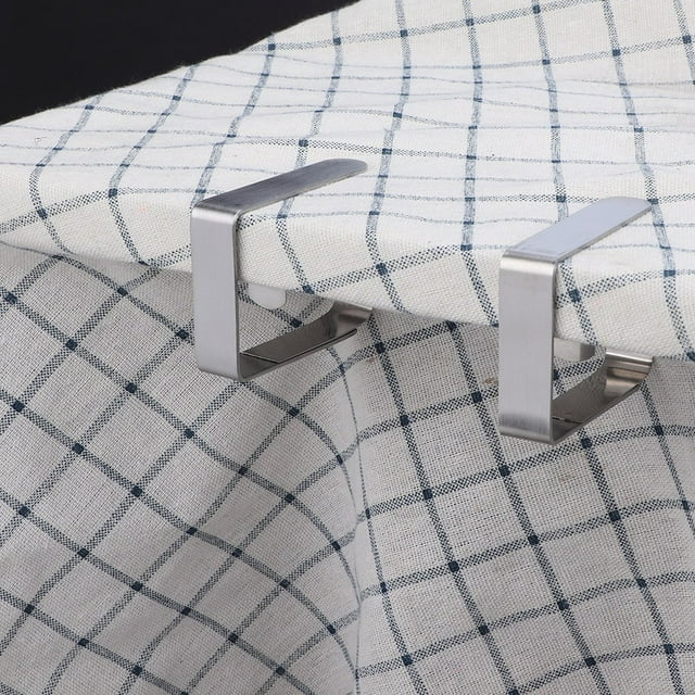 Table Cloth Clamps, 4pcs Household Stainless Steel Table Cloth Non Slip Clamps Tablecloth Clip